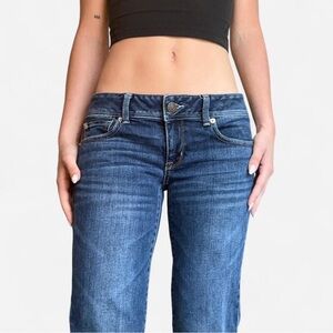 American Eagle Vintage Y2K Women's Low Rise Slim Boot Jeans